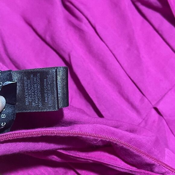 Marc by Marc jacobs midi dress bow front size 2 dark pink - Picture 3 of 10